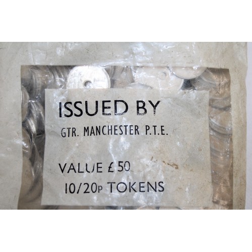 106 - An Un-Opened Bag Of National Railway Transport Tokens