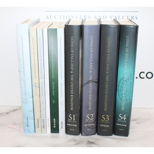 64 - 10 x Coins Of England & The United Kingdom Books