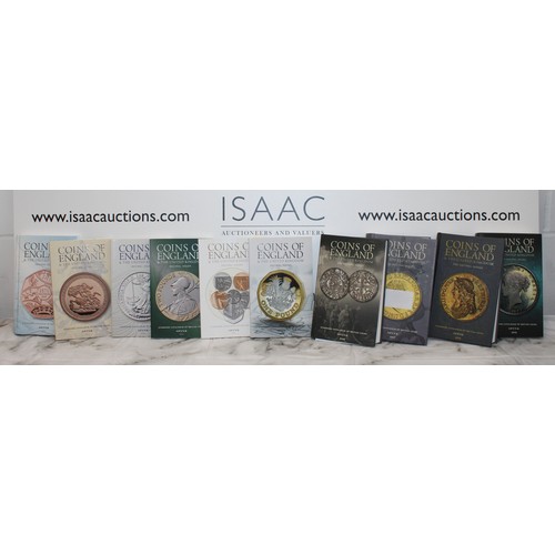 64 - 10 x Coins Of England & The United Kingdom Books