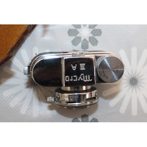 194 - Mycro IIIA Subminiature Camera Vintage Japanese 