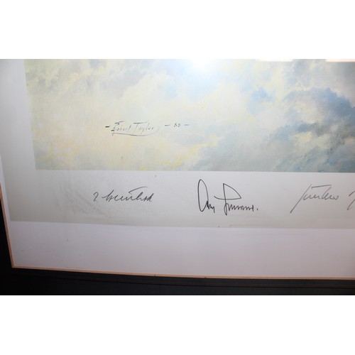 187 - 2 x Framed Pictures, 1 x Military Aviation Picture Of 