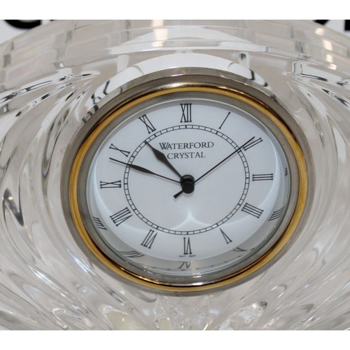 63 - Six Waterford Crystal Items Inc-
Oval Clock Seems To Be Working Length-16.5cm
Cat Looking Down Heigh... 