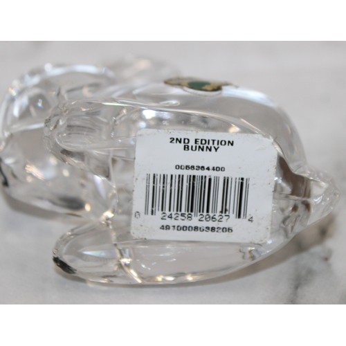 63 - Six Waterford Crystal Items Inc-
Oval Clock Seems To Be Working Length-16.5cm
Cat Looking Down Heigh... 