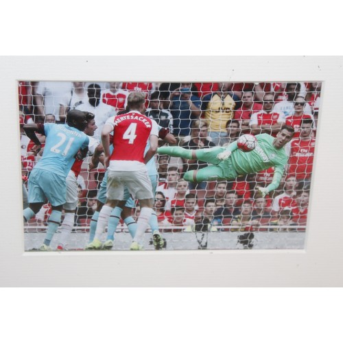 77 - Framed Signed West Ham United ADRIAN Shirt No 13, Farewell To The Boleyn 2015-2016 Season Size 71cm ... 