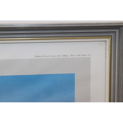 81 - Three Framed Pictures Published By Universal Promotions Ltd (Military & Marine) Bath England 1979 In... 