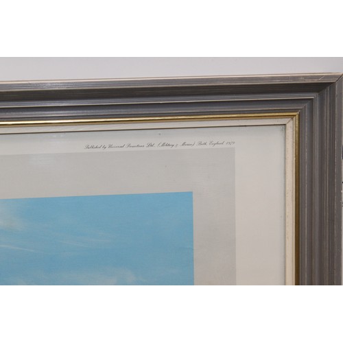 81 - Three Framed Pictures Published By Universal Promotions Ltd (Military & Marine) Bath England 1979 In... 