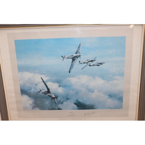 81 - Three Framed Pictures Published By Universal Promotions Ltd (Military & Marine) Bath England 1979 In... 