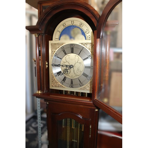199 - COMITTI LONDON Floor C2350TCH Longcase Grandfather Clock Height-198cm
With Paperwork Purchased In 20... 