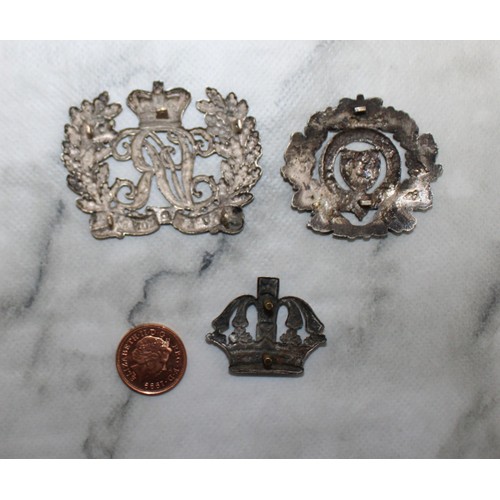 234 - Victorian Military Badges - As Found