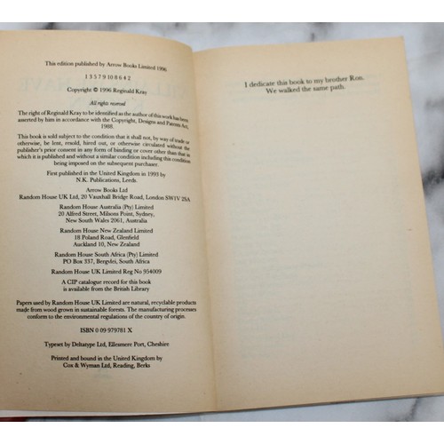 74 - REG KRAY Villains We Have Known Book Signed by Dave Courtney & Others