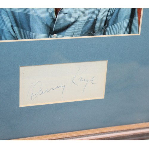 82 - Two Framed Pictures With Original Signature Of DANNY KAYE
Largest Frame 24cm x 33cm
COLLECTION ONLY ... 