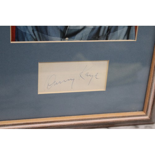 82 - Two Framed Pictures With Original Signature Of DANNY KAYE
Largest Frame 24cm x 33cm
COLLECTION ONLY ... 