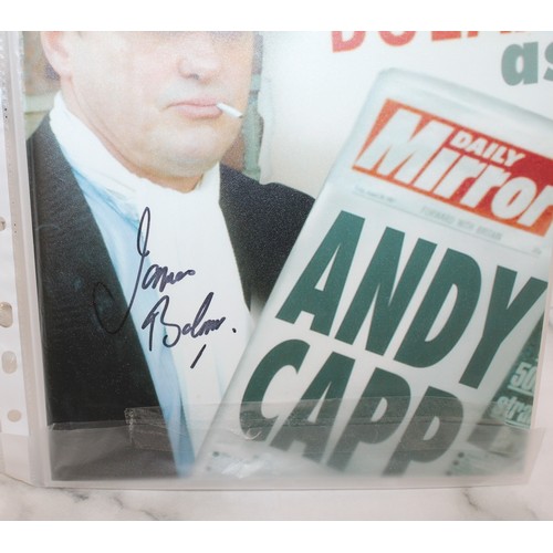 84 - Signed JAMES BOLAM-ANDY CAPP Photo 8 x 10 Original Signature