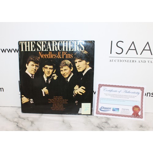 87 - A Collectable Signed Album By the Searchers-Needles & Pins With A Certificate Of Authenticity