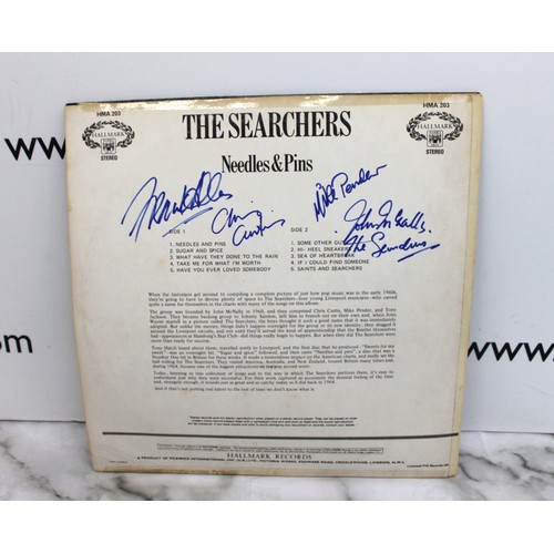 87 - A Collectable Signed Album By the Searchers-Needles & Pins With A Certificate Of Authenticity