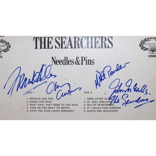 87 - A Collectable Signed Album By the Searchers-Needles & Pins With A Certificate Of Authenticity