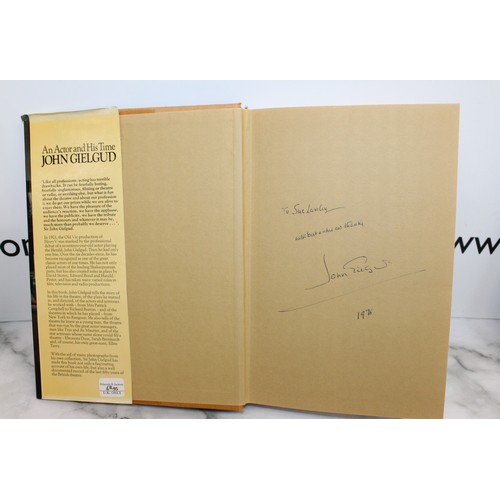 75 - 3 x Collectable Books Inc: Taking Sides By Bernard Levin-Signed Copy/An Actor And His Time By JOHN G... 