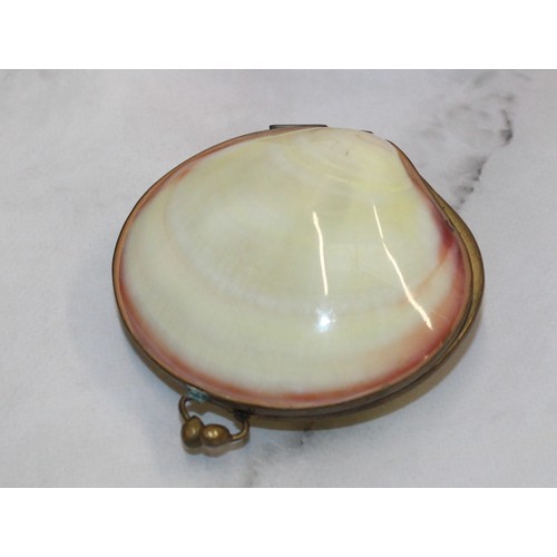 61 - Mixed Items Inc- Decorative Wooden Box, Vintage Kigu London Mother Of Pearl Vanity Compact With Powd... 