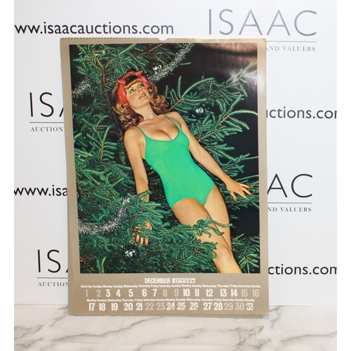 62 - The Pirelli Pin Up Calendar 1973 Size 60.5cm x 43.5cm