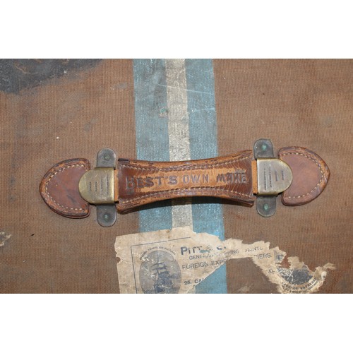 63 - Vintage Hard Cased Travel Truck - Measures 68cm x 50cm Approx - As Found - Collection Only CM7 2DG