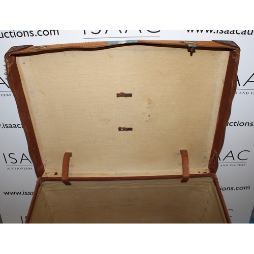 63 - Vintage Hard Cased Travel Truck - Measures 68cm x 50cm Approx - As Found - Collection Only CM7 2DG