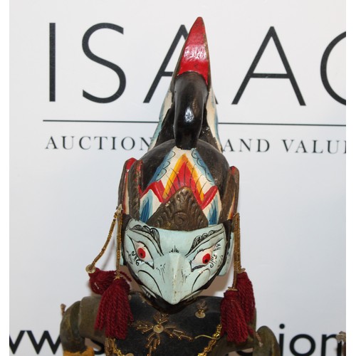 68 - Wayang Golek Rod Puppets From A Traditional Indonesian Puppet Theatre All As Found