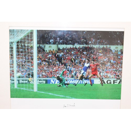 248 - Framed  ALLSTARS SIGNED IAN RUSH 500 X 340 PHOTO With Certificate
COLLECTION ONLY BRAINTREE ESSEX