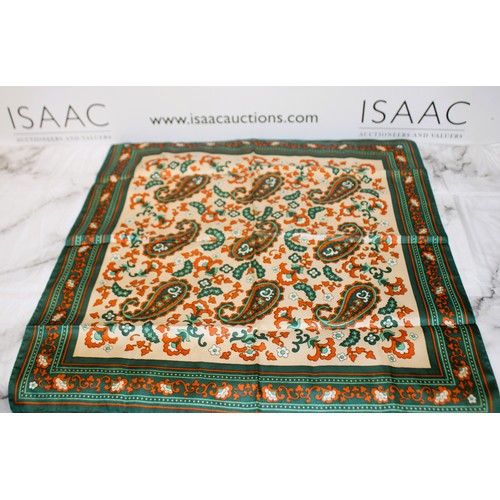 298 - Five Collectable Vintage Silk/Polyester Scarfs