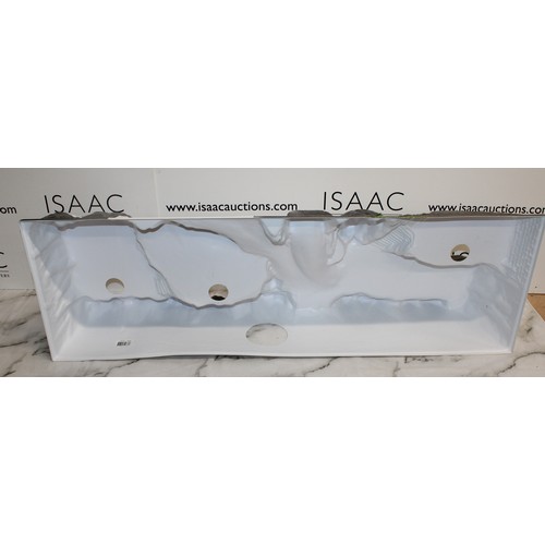 253 - 2 x Wholesale Joblots, Snowy Landscape Display Bases Plastic AS FOUND COLLECTION ONLY