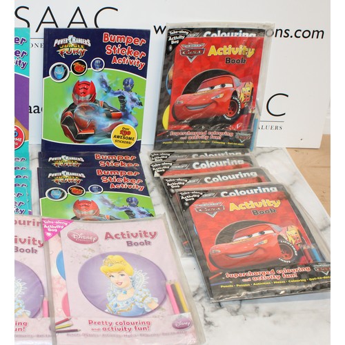 254 - A Quantity Og Wholesale Joblots 29 Activity Books, Hannah Montana, Winnie The Pooh, Disney Princesse... 