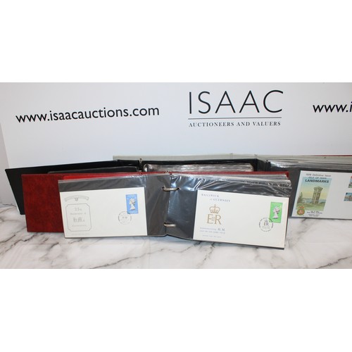 278 - 4 x Albums Containing First Day Covers A Quantity Of. As Found