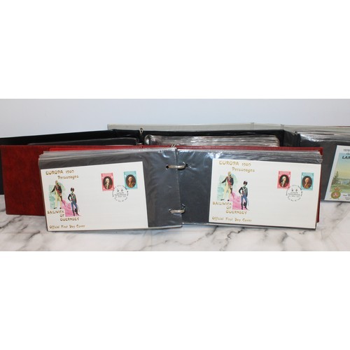 278 - 4 x Albums Containing First Day Covers A Quantity Of. As Found