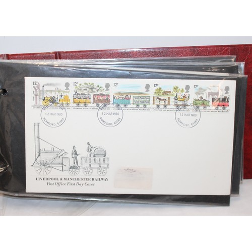 278 - 4 x Albums Containing First Day Covers A Quantity Of. As Found