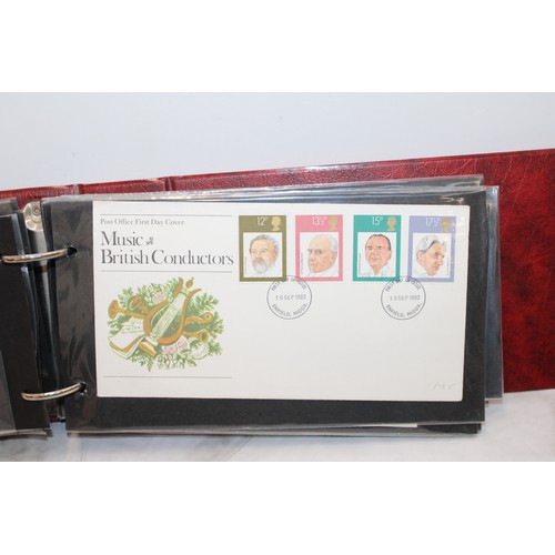 278 - 4 x Albums Containing First Day Covers A Quantity Of. As Found