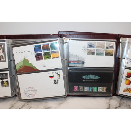 279 - 4 x The Royal Mail First Day Cover Albums Containing A Quantity Of As Found