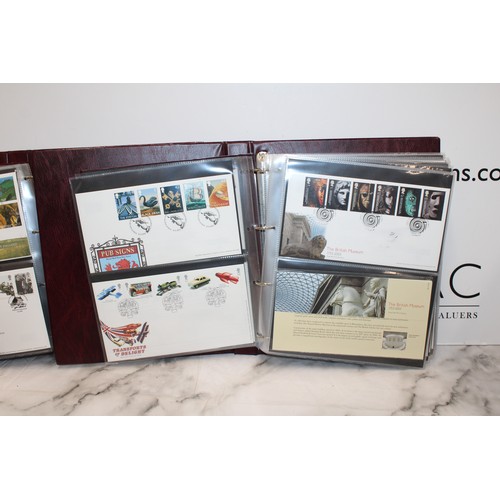 279 - 4 x The Royal Mail First Day Cover Albums Containing A Quantity Of As Found