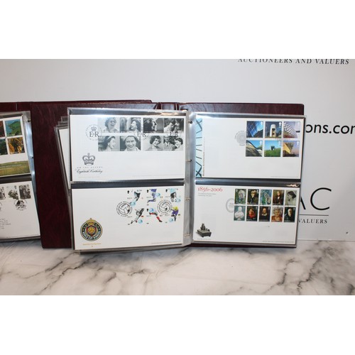 279 - 4 x The Royal Mail First Day Cover Albums Containing A Quantity Of As Found