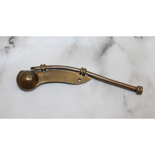 77 - 2 x Bosin Whistles One With A Chain As Found Untested