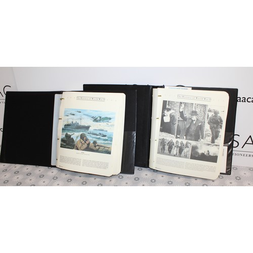 286 - 2 x Albums Containing A Quantity Of First Day Covers Including 15 Coin Covers Depicting The History ... 