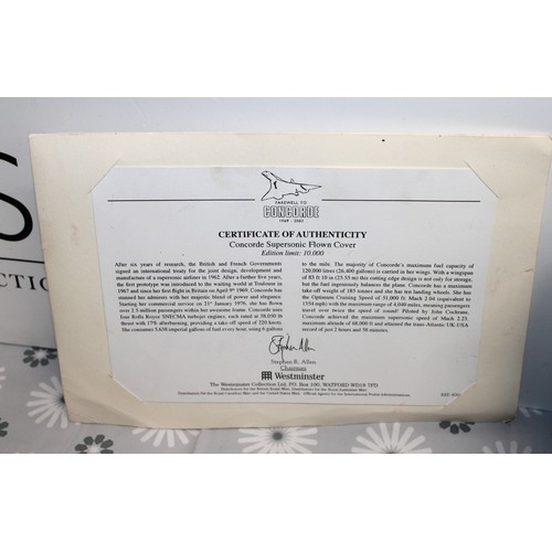 287 - A Large Quantity Of First Day Cover Stamps Etc Inc: Farewell To Concorde With A certificate Of Authe... 
