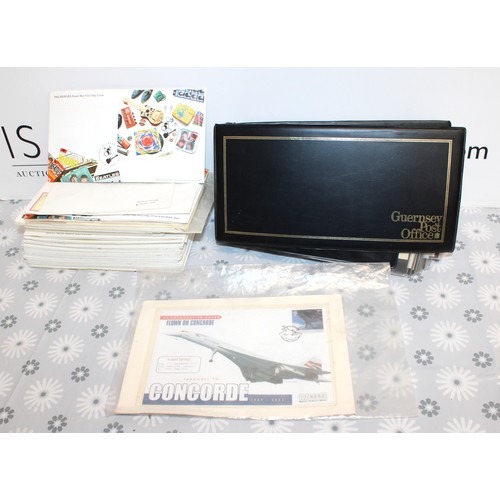 287 - A Large Quantity Of First Day Cover Stamps Etc Inc: Farewell To Concorde With A certificate Of Authe... 