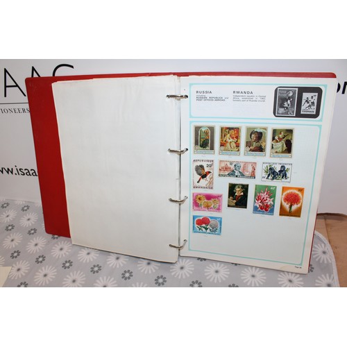 291 - 3 x Albums Containing Worldwide Franked/Unfranked Stamps As Found