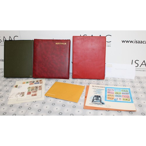 291 - 3 x Albums Containing Worldwide Franked/Unfranked Stamps As Found