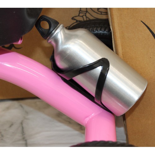 256 - Ex Wholesale-Two Kids Tricycles One Pink Made Up With Box & One Blue Unmade In Box As Found