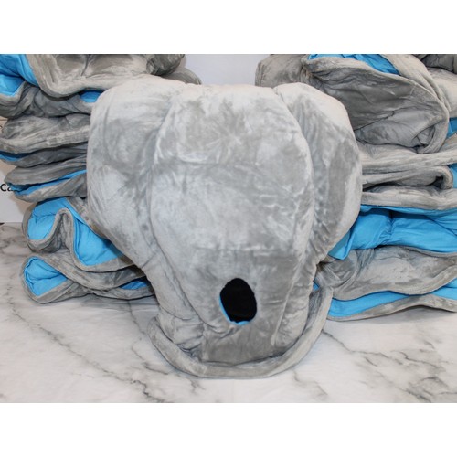 261 - Ex Wholesale Job-Lots Plush 13 x Travel Ostrich-pillow Original Napping Pillow As Found