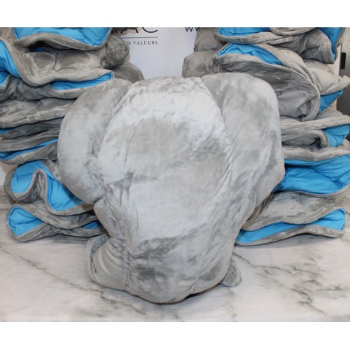 261 - Ex Wholesale Job-Lots Plush 13 x Travel Ostrich-pillow Original Napping Pillow As Found