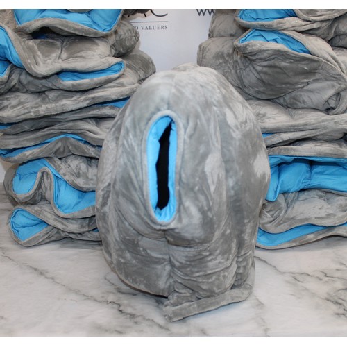 261 - Ex Wholesale Job-Lots Plush 13 x Travel Ostrich-pillow Original Napping Pillow As Found