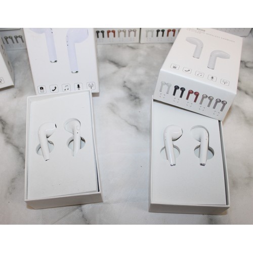 268 - Ex Warehouse Approx 100 Boxed i7 TWS TWINS TRUE WIRELESS EARBUDS V4.2+DER As Found Untested Look To ... 