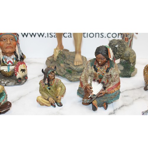 93 - A Selection Of Collectable Indian Figurines Tallest 47cm As Found