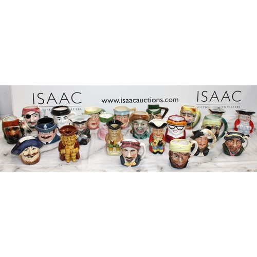 94 - A Quantity Of Toby Jugs Etc Height Of Tallest 11.5cm As Found Collection Only